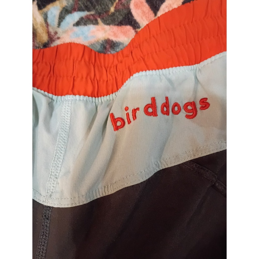 Birddogs Shorts Men's Medium M Dark Gray/Orange Lined - Picture 2 of 6